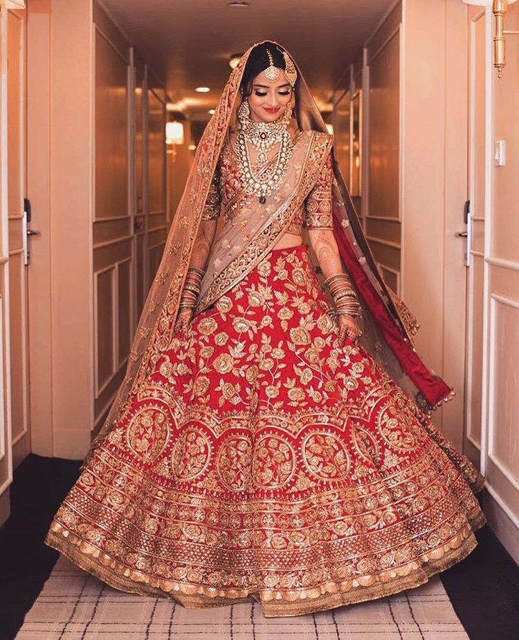 Traditional red elegant Dress